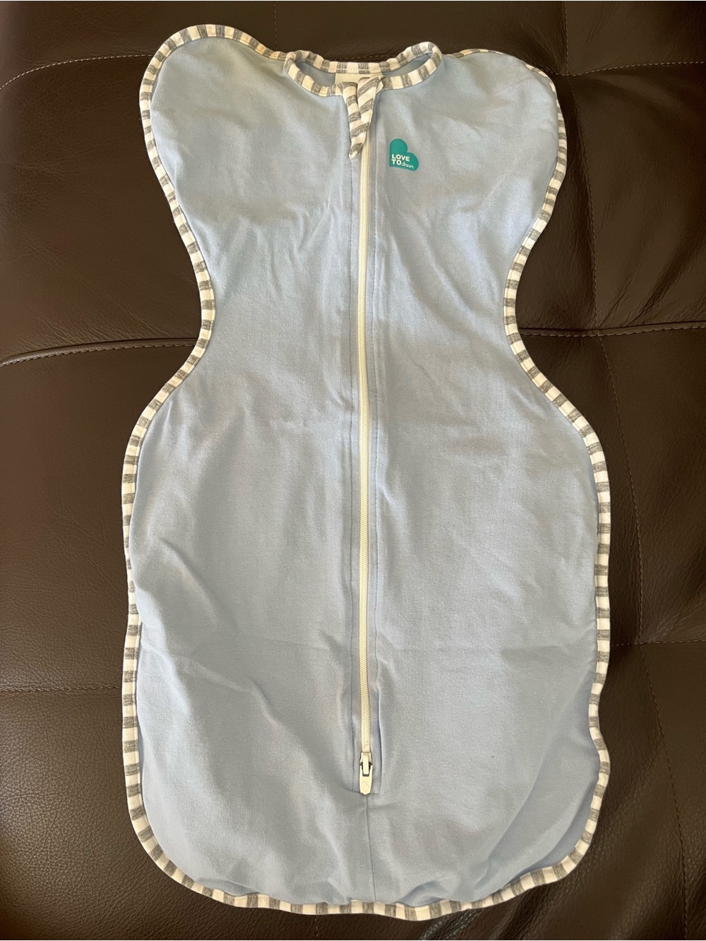 Love to dream Light Blue Sleep Sack - Size Small 1.0 TOG